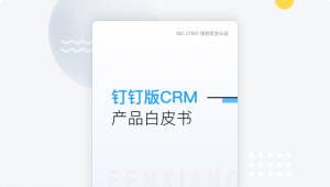 钉钉版CRM产品白皮书